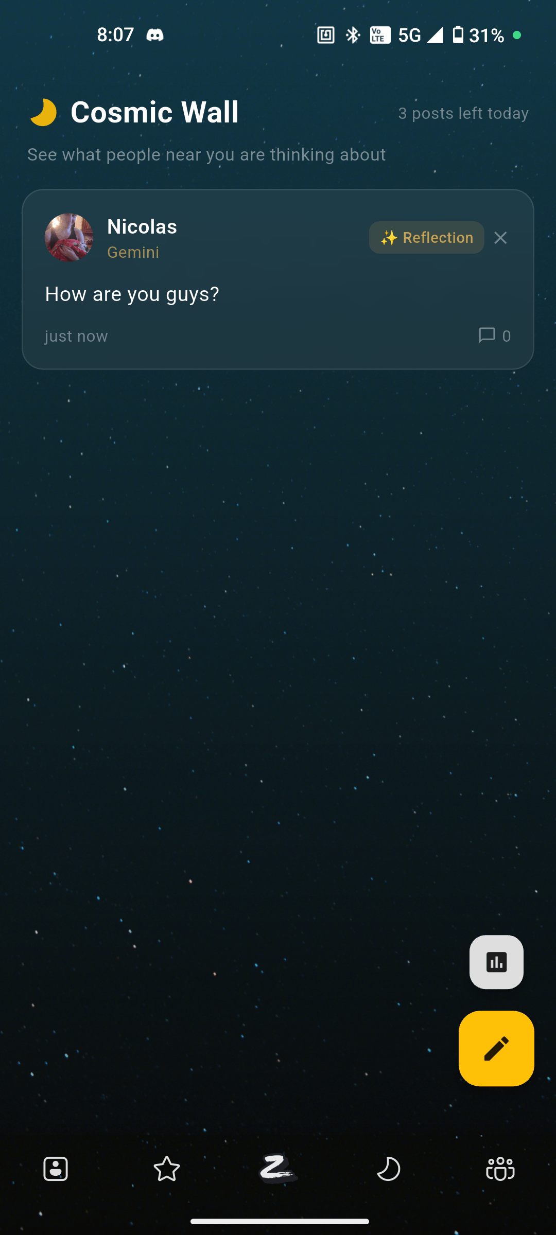 Zodiac color palette used in the app design system